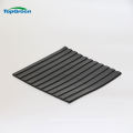 wholesale anti slip broad wide ribbed rubber mat flooring